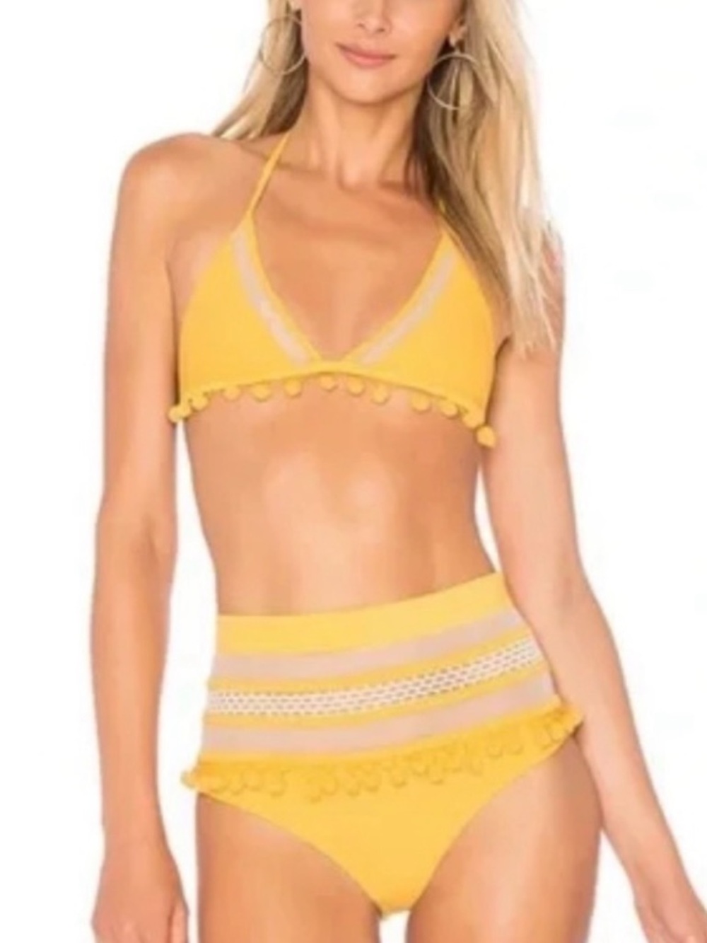 Tularosa Yellow Nina Pom Bikini